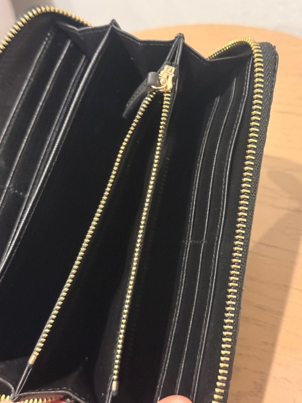 Black Python Zip Wallet - Black - Picture 7 of 9